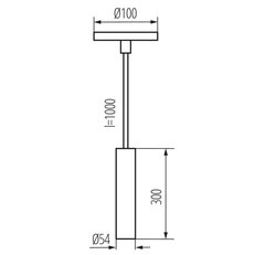 Závěsné svítidlo PHLOX C GU10 W KANLUX 39041