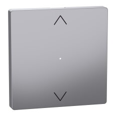 Klapka, Merten System D, (nahoru/dolů), stainless steel, plast MEG5215-6036