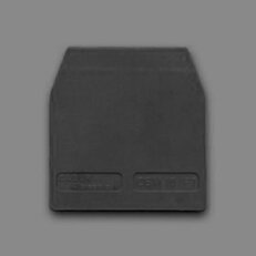 Koncová přepážka pro svorku HMM.2/2+2 a HTE.2/2+2 (PE) šedá MOREK HM521GR