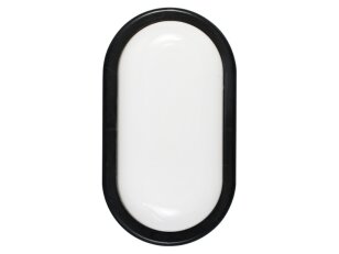 LEDMED Přisazené ekonomické svítidlo OVAL LED ECO 12W černá PANLUX LM31300026