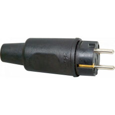 179516009 Rubber grounding-type plug, he
