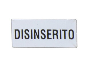 Lovato LPXAI235 Štítek ''DISINSERITO''