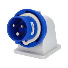 Vestavná přívodka IP67/230V/32A/3P 6h úhel 90° - SpeedPRO FAMATEL 14253