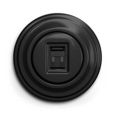 Datová zásuvka GREENLUX KLIKLAP C/DATA Black