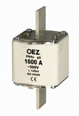 PN4a 630A gG Pojistková vložka AC 500V/DC 250V vel.4a OEZ:34386