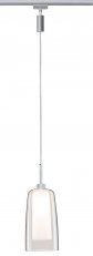 URail LED zásvěsné svítidlo Arido II 5W GU10 matný chrom + sklo 949.98 94998