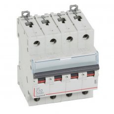DX3 JISTIČ, 4 PÓLOVÝ, CHAR. C,10A 10000A/16KA LEGRAND 409334