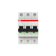 S203M-B32 3 fázový jistič 32 A char. B 10kA ABB 2CDS273001R0325