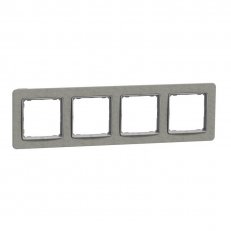 Sedna D/E Rámeček čtyřnásobný, Beton SCHNEIDER SDD390804