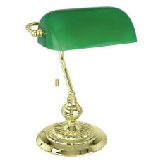Stolní svítidlo BANKER MS-GLÄNZEND GLAS zelená 60W IP20 EGLO 90967