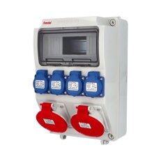 Zásuvková skříň ZSF40002000.V/3958 IP44 pouze vydrátovaná FAMATEL v1123