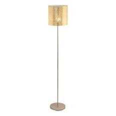 Stojací svítidlo VISERBELLA šampaňská/zlatá 60W IP20 EGLO 97647
