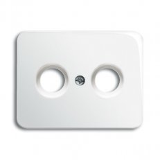 ABB Alpha Exclusive 1753-0-7628 Kryt zásuvky televizní a rozhlasové