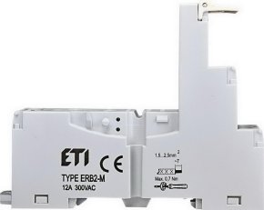 Patice ERB2-M, pro relé ERM2, montáž na DIN ETI 002473013