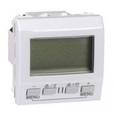 KNX Unica regulátor teploty místnosti s displejem polar SCHNEIDER MGU3.534.18