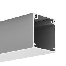 LED hliníkový profil KLUŚ NIBO stříbrná 1m /18010_1m/ ALUMIA A18010A_1