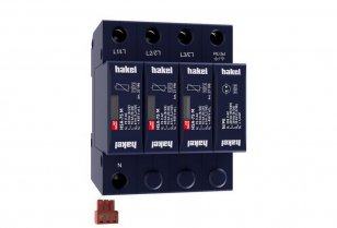 Svodič rázového přepětí HSA-75/3+1 M S SPD typ 2+3 HAKEL 27508