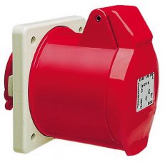 Walther 431407 Vestavná zásuvka 32A 4P 500V 7h IP44, přímá, IP44