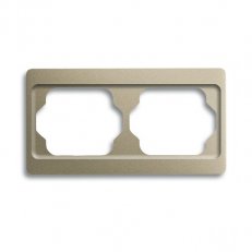 ALPHA EXCLUSIVE Dvojrámeček vodorovný palladium 1722 KA-260 ABB 2CKA001754A4116