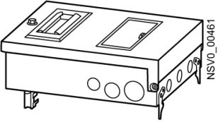 BD2-AK2M2/A323 Odbočná skříň jistič 1x 3 SIEMENS BVP:203144