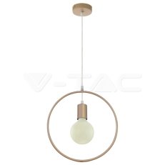Závěsné svítidlo V-TAC Geometric Champagne Gold Round VT-7320