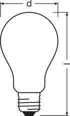 Světelný zdroj LEDVANCE LED CLASSIC A P 17W 840 Frosted E27