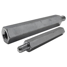 Kovový distanční sloupek H25 D7 M3 MOREK MMF0253D07
