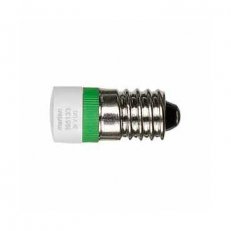 Schneider MTN395133 LED lampa E10, AC/DC 24V, zelená