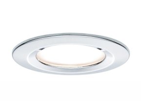 Zápustné svítidlo LED Coin Slim IP44 kulaté 6,8W chrom 3ks stmívatelné 93874