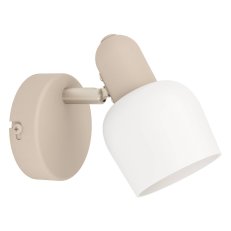 Bodové svítidlo CORATO E14 písek/nikl/opal 1X18W IP20 EGLO 900714