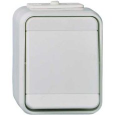 Přepínač ELSO AQUA-TOP střídavý řazení 6, IP44, světle šedá 451609