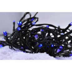 LED vánoční řetěz, 3m, 20 LED, 3 x AA, modré světlo, zelený kabel SOLIGHT 1V50-B