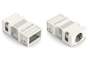 Pouzdra s odlehčením tahu 2pól. se zajišťovací sponou bílá WAGO 770-512/041-000