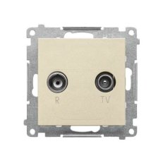 TAZ.01/144 Zásuvka anténní R+TV koncová