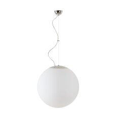Závěsné svítidlo se skleněným stínidlem OSMONT ADRIA L4 23W IP40 E27 chrom