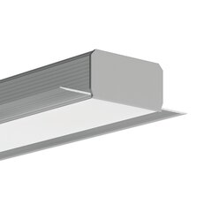 Záslepka KLUŚ KOZEL-50 pro LED hliníkové profily šedá, C24280C02