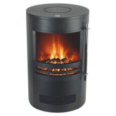 Elektrický krb 1000 W/2000 W válcový, průměr 41x65 cm FK TECHNICS 5004280