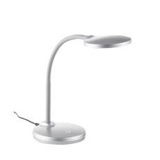 Stolní lampa CARMEN stříbrná 4,6W 3000K GLOBO 52290102