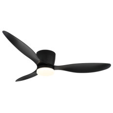 Stropní ventilátor ARMANDO černá matná 22W 2700-6500K GLOBO 03666S