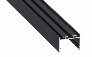 Přisazený/závěsný AL profil AL-PROFIL ALBA ROCK ANTHRACITE LACQUERED 2M GXLP2115