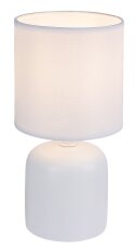 Stolní lampa DAPHNI bílá E14 1x MAX 40W IP20 RABALUX 74052