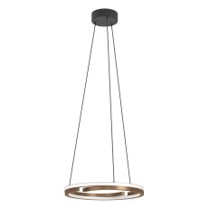 Závěsné svítidlo MEZZOMONTE LED-CCT 40W IP20 černá/bronz EGLO 901826