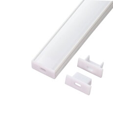 Koncovka profilu N8W bílá T-LED 096653