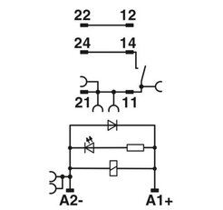Reléový modul RIF-1-RPT-LDP-24DC/1ICT PHOENIX CONTACT 1078686