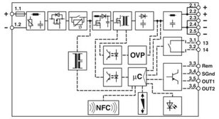 Měnič DC/DC QUINT4-PS/24DC/24DC/10/PT PHOENIX CONTACT 2910120