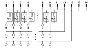 Pasivní modul VIP-3/SC/FLK14/8IM/LED/PLC PHOENIX CONTACT 2322265