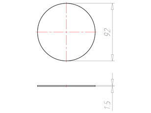 Víko univerzální průměr 92 mm, pod omítku KAISER 1184-90