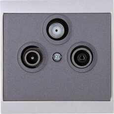 916115081 Antenna socket TV/RF/SAT singl