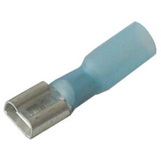 Objímka plochá se smršťovací bužírkou, průřez 1,5-2,5mm2/6,3x0,8mm OPPS 2,5-68