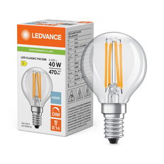 Světelný zdroj LED CLASSIC P DIM P 3.4W 865 Clear E14 LEDVANCE 4099854781940